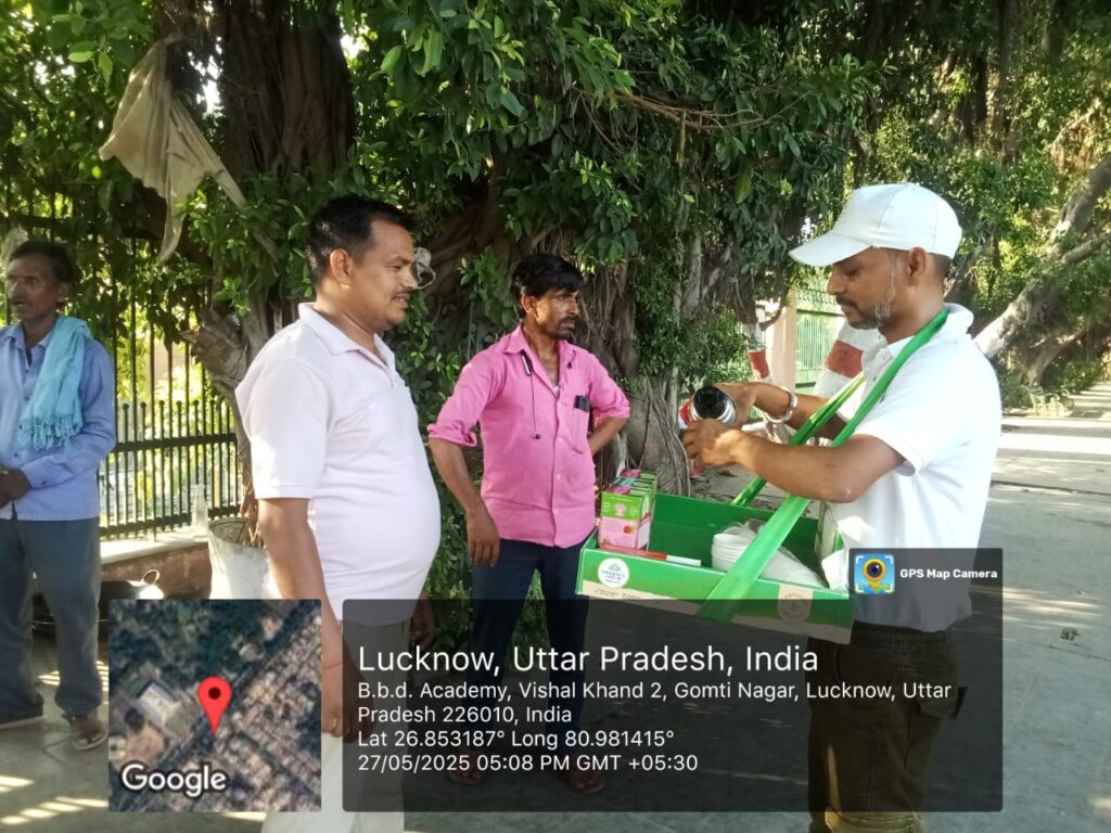 Sampling Organic India Tea
